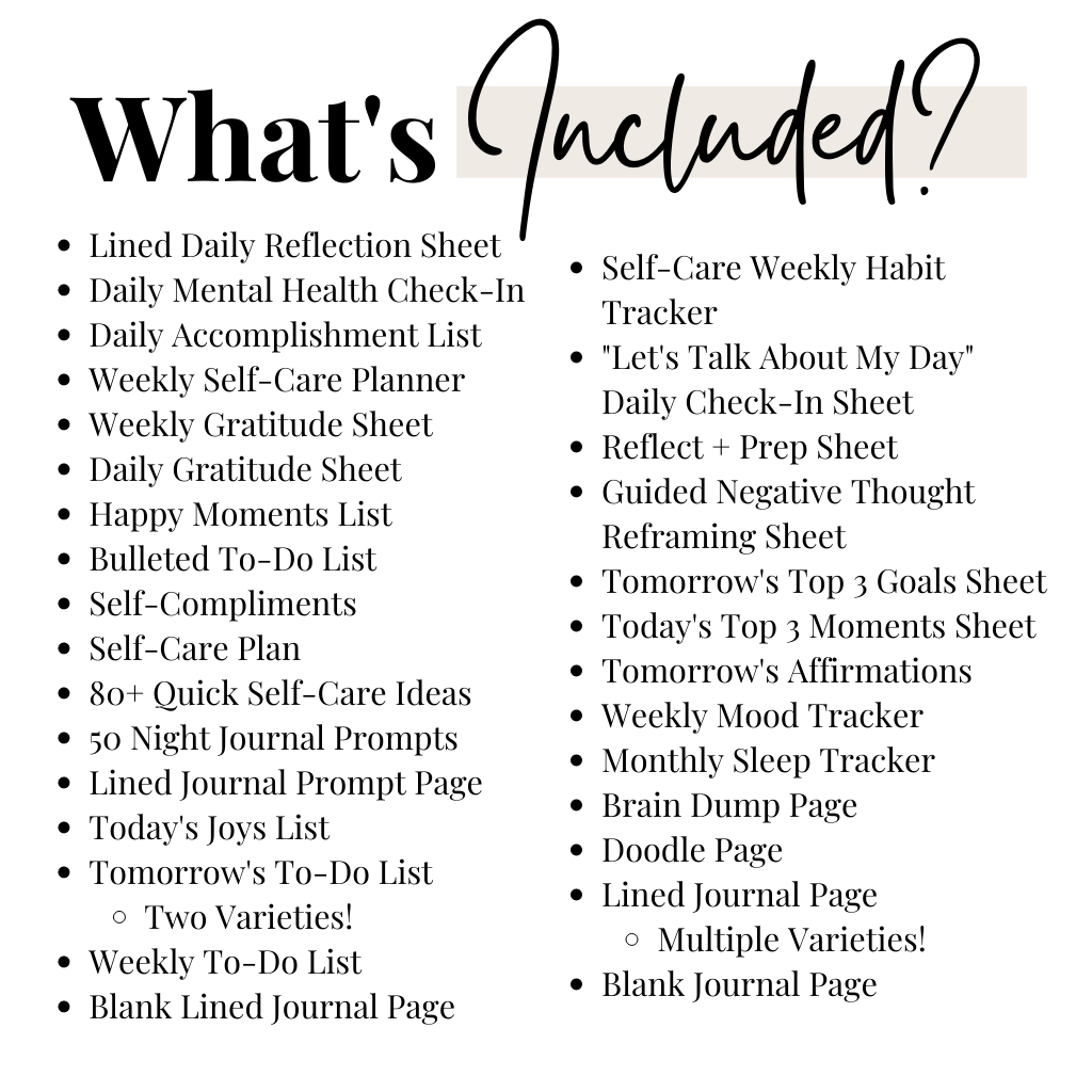 Daily Reflection Journal