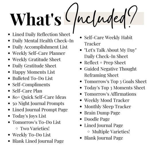 Daily Reflection Journal