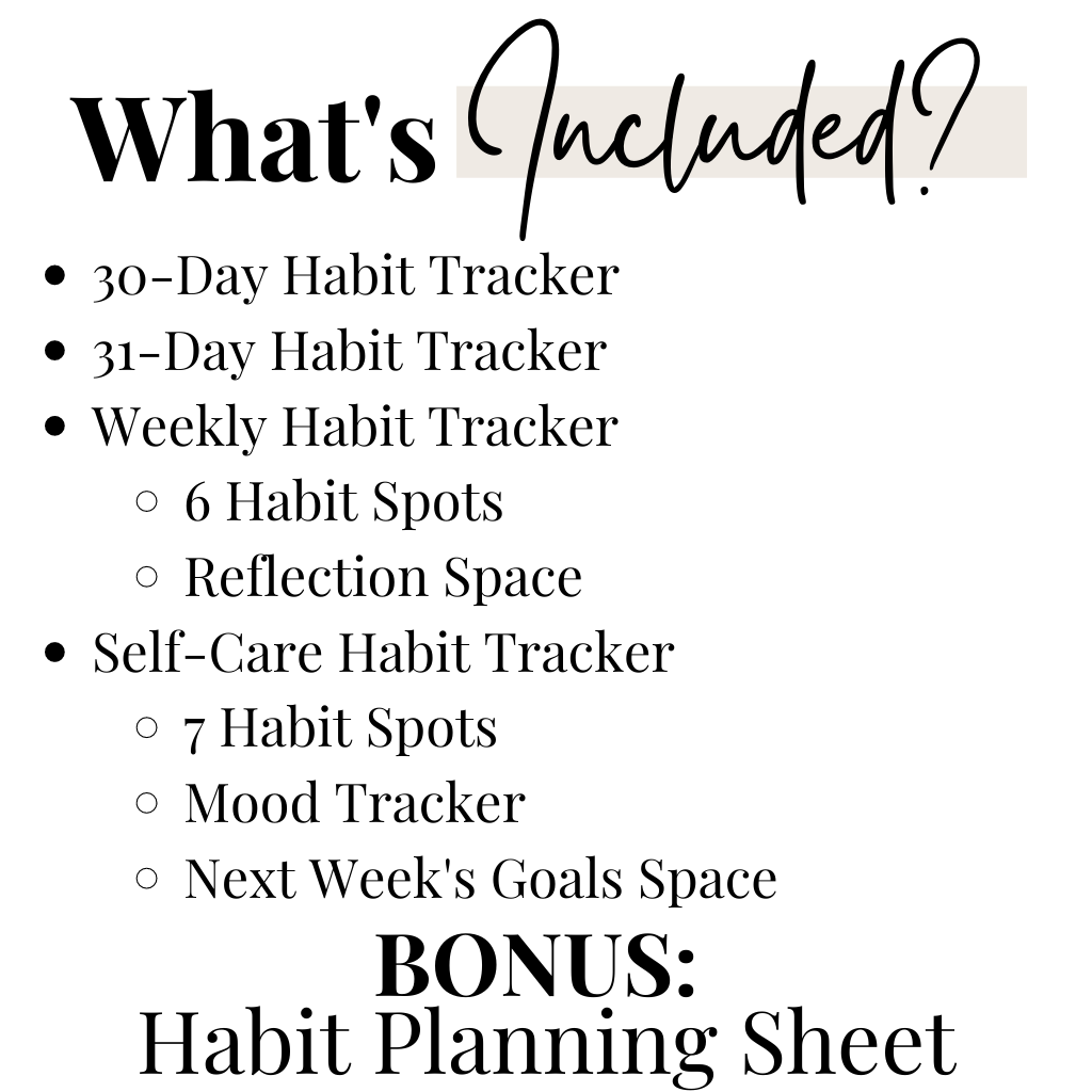 Habit Trackers