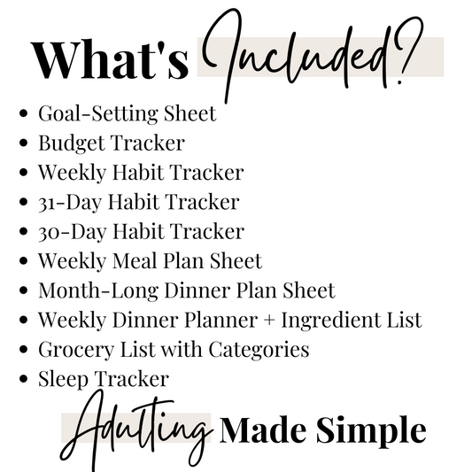 Adulting Bundle
