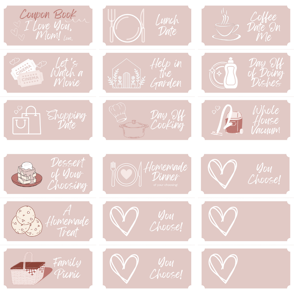 Coupon Book for Mom
