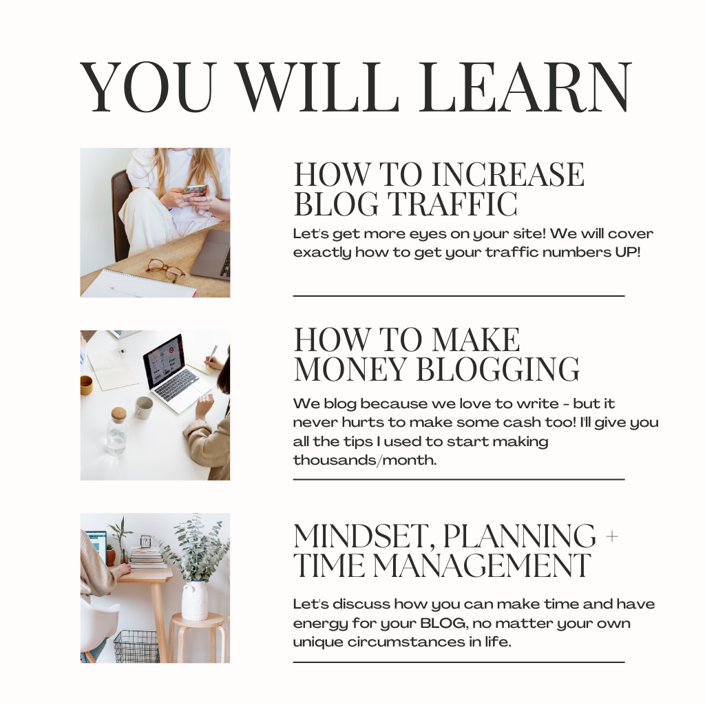 Private 1:1 Blog Coaching Call