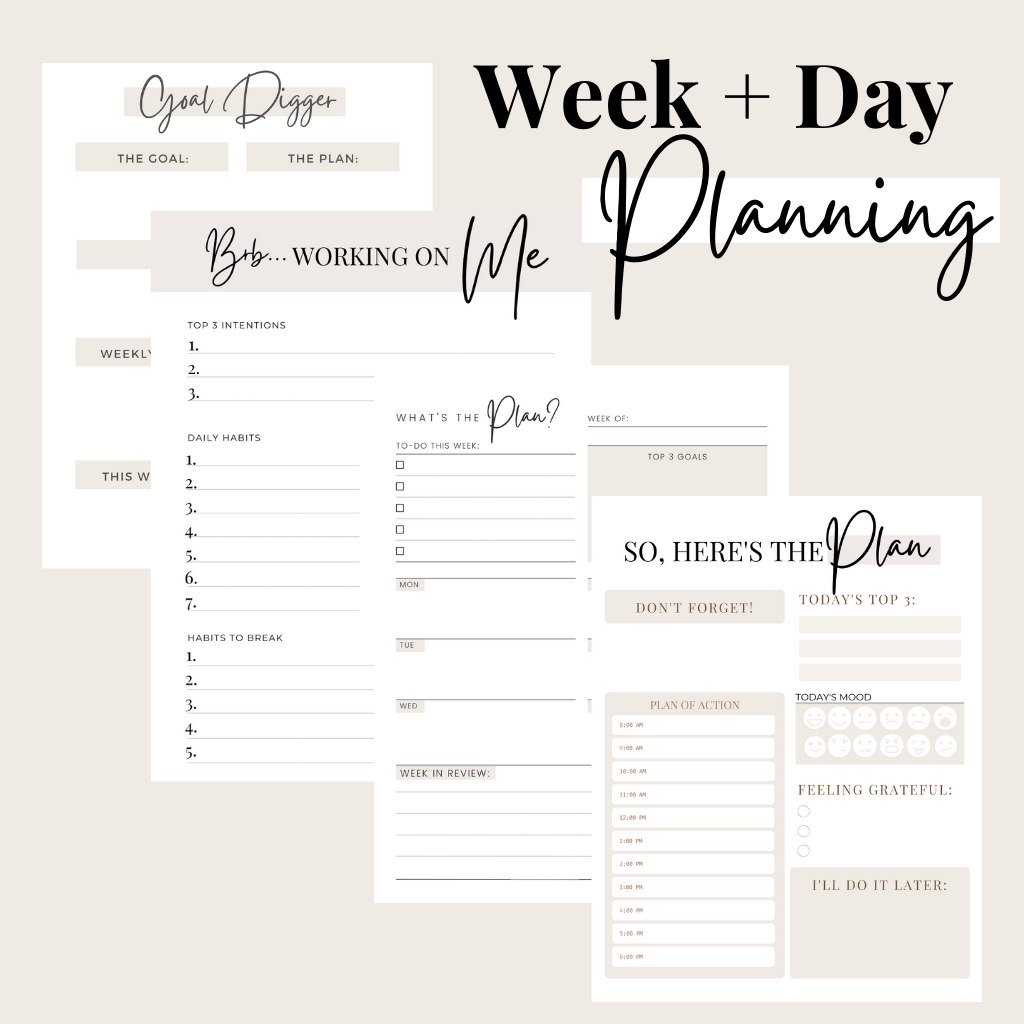 Monthly Reset Planner