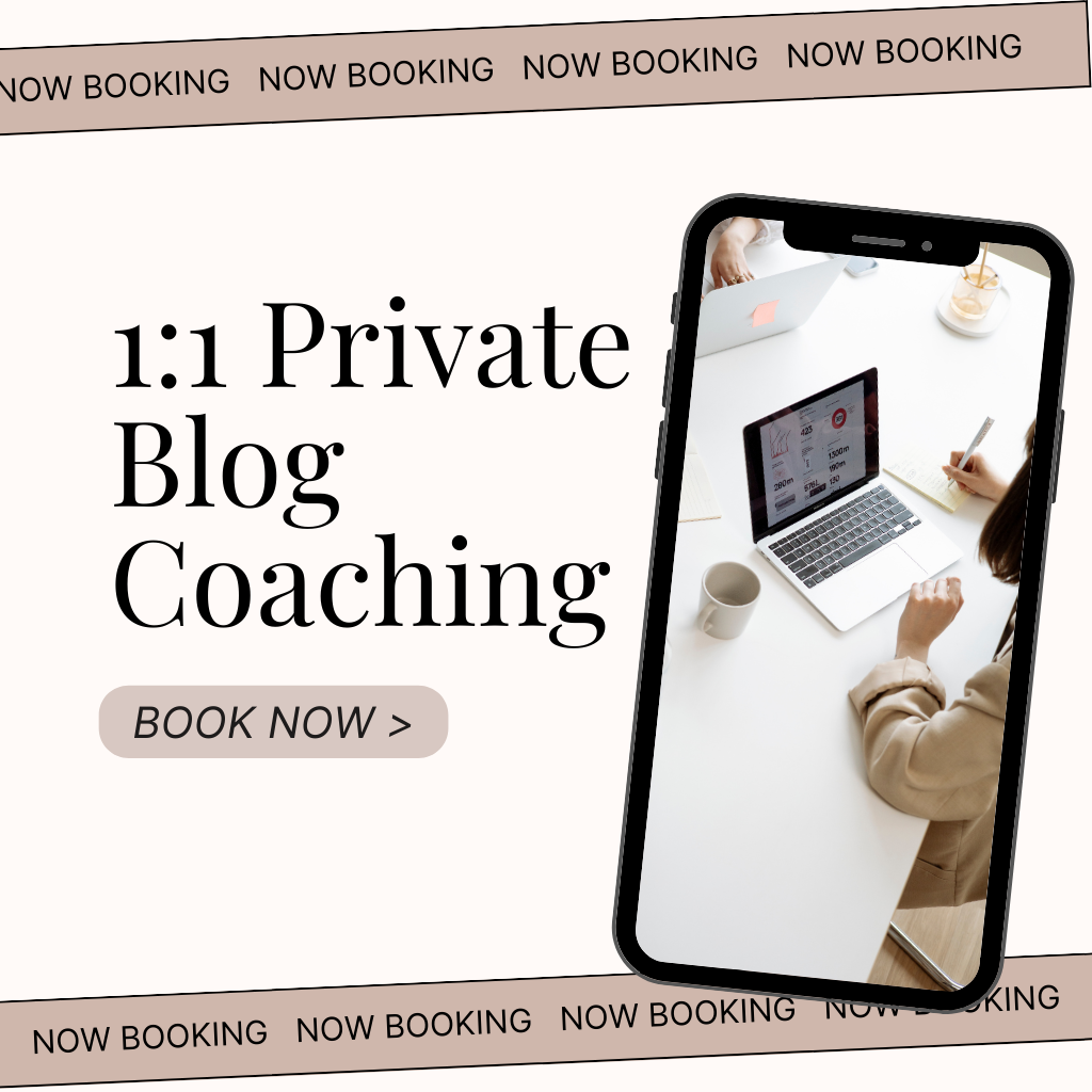 BUNDLE: Private 1:1 Blog Coaching Call