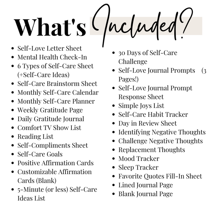 Ultimate Self-Care Journal – authenticallydel